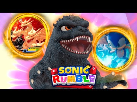 We tested the Godzilla event exclusively in Sonic Rumble! | New level and all the rewards!