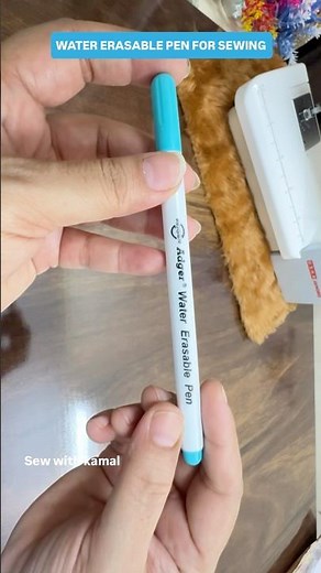 Most viral ✏️ Water Erasable Pen – Ab Fabric Marking Hui Aur Bhi Easy! 🖊️ #amazonfinds #shorts