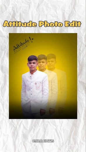 Picsart Attitude Photo Editing | Picsart Se Photo Edit Kese Kare |Photo Editing Tutorial