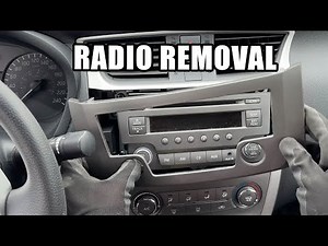 2013-2019 Nissan Sentra : How to Remove the Radio