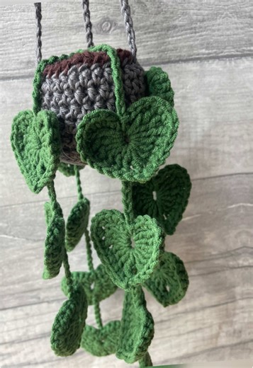 Crochet plants! 🪴 using a YouTube tutorial from @VibrantKnots 🥰 What do you think? #crochetplant #crochethangingplant #crocheter #crocheted #crochet #crochetproject #crochetaddiction #plants