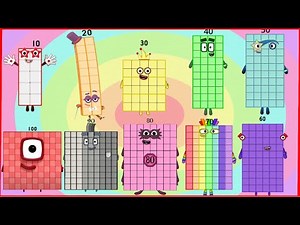 Counting Numberblocks By Tens / Learn To Count With Numberblocks