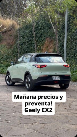Daniel Chavarría Silva on Instagram: "ATENTOS AL PRECIO! Mañana arranca preventa! @geelyautomexico EX2 #reels #autos #geely #geelyex2 #danchavarria"