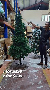 96 reactions · 13 comments | CHRISTMAS TREE  ‼️"ITS THE MOST WONDERFUL TIME OF THE YEAR"‼️ SIZE IN TREES AVAILABLE: 6FT , 7FT  ✅️ANY ONE $399 ❤️ ✅️ANY TWO $599 ❤️ WhatsApp 307-7377 for ordering Delivery is available (packaged box only) Shop instore Monday to Saturday 9am to 4pm 27 Longdenville Old Road Chaguanas | Friendship Wholesale | Facebook