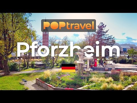Walking in PFORZHEIM / Germany 🇩🇪- 4K 60fps (UHD)
