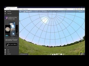 Stellarium Virtual Planetarium: Sunrise/Sunset and Grids