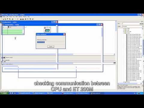 Tutorial step 7 communication on profibus CPU - ET200M