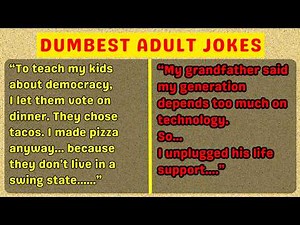 🤣Funniest and Dumbest Adult Jokes Ever 😂 | Compilation
