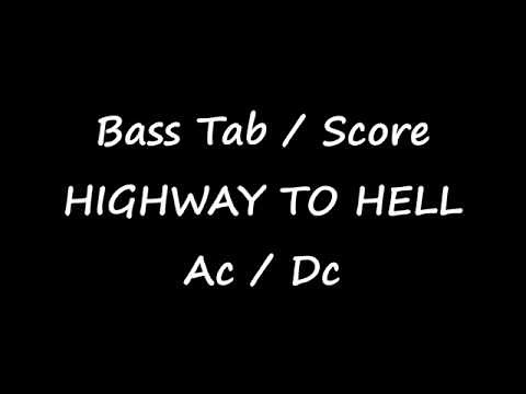 Ac Dc - Highway To Hell (BASS TAB / SCORE)