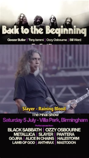 116K views · 5.2K reactions | Slayer - Raining Blood Back to the Beginning 2025 | Let There Be Music 1.3 | Facebook