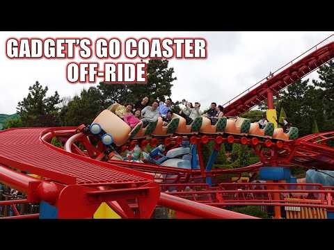 Gadget's Go Coaster Off-Ride Footage (60FPS), Tokyo Disneyland Vekoma Junior Coaster | Non-Copyright