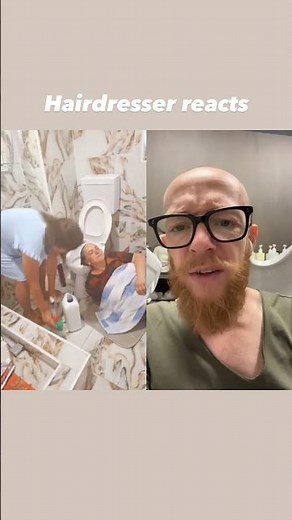 Washing Her Hair in the Toilet !!!