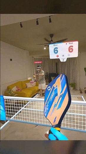 Multiplayer + Mixed Reality + Colocation in your room! Game is Home Sports