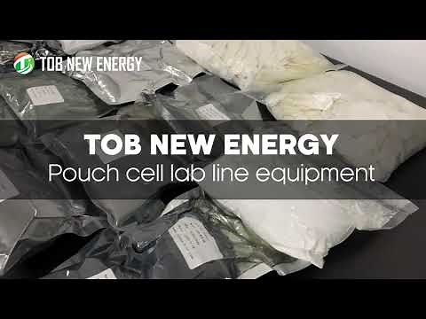 Lithium-ion Pouch Cell Laboratory Line Equipment from TOB New Energy