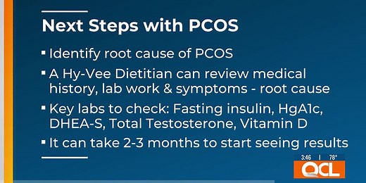 Hy-Vee dietitians can help with Polycystic Ovarian Syndrome (PCOS)