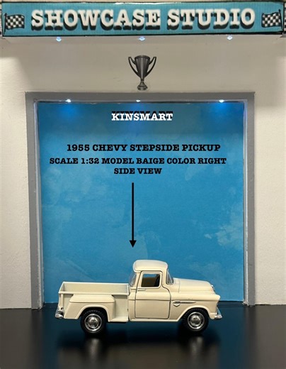 KINSMART 1955 Chevy Stepside Pickup Truck, 1:32 Scale Diecast Collectible - Etsy