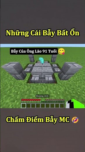 Rating the Most Unstable Traps in Minecraft 🤣 #shorts