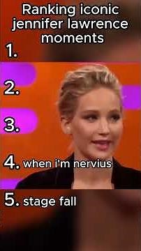 Top 5 Funniest Jennifer Lawrence Moments That Will Make You Laugh p2