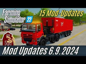 LS22: Modhub Mod-Updates vom 6.9.2024: Karten, Fahrzeuge und Geräte