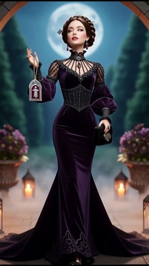 24K views · 1.1K reactions | ✨ Velvet Eclipse Barbie ✨ A vision of dark elegance and moonlit mystery. Draped in midnight velvet, she glows under the soft silver light where luxury meets enchantment.  #VelvetEclipseBarbie #BarbieFashion #BarbieCollector #LuxuryDoll #Glamour | Fashion doll | Facebook