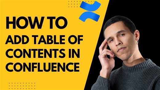 How to add table of contents in confluence