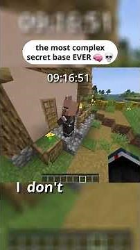 the most complex secret base EVER