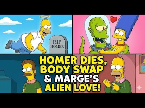 Homer Dies & Swaps Bodies & Marge Loves An Alien