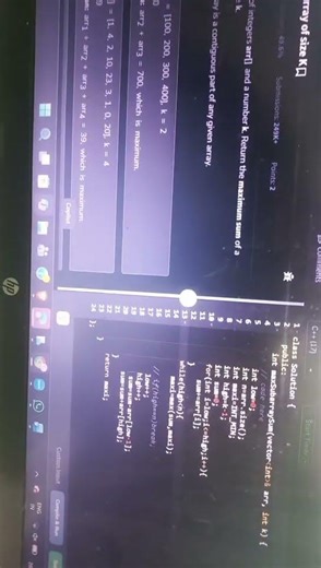 Morning with sliding window