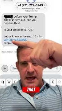 The Trump Text Scam Targeting Supporters #shorts