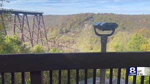 90K views · 1.7K reactions | WATCH: Today John Kucko and his trusty camera returned to Kinzua Bridge State Park in Pennsylvania to step out onto the skywalk one last time before it closes for a two-year rehabilitation project. | News 8 WROC Rochester | Facebook