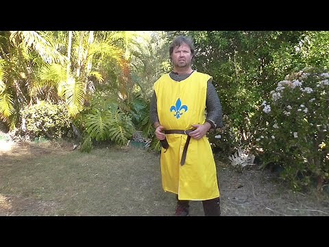 How to make a medieval Knights Surcoat DIY Hack SCA LARP COSPLAY Garb