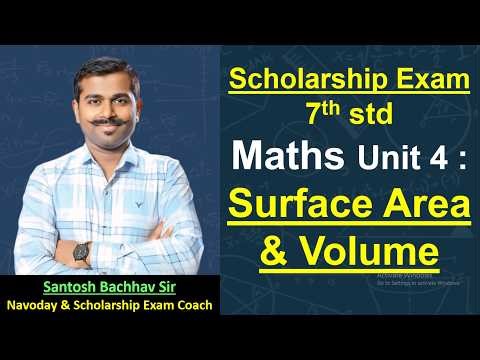 Scholarship Exam 2026 : Maths Revision : Unit 4 : Surface Area & Volume