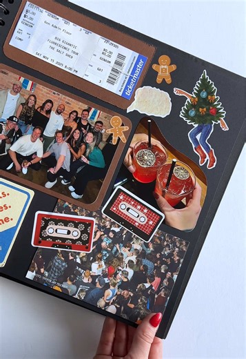 Create a Concert Scrapbook with Fun Supplies