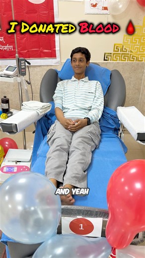 My 1st Blood Donation Experience 💉🩸| World Blood Donor Day ✨ #shorts #blooddonation #aiims #doctor