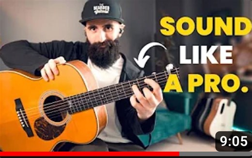 【吉他教程】怎样把简单的4个和弦弹得更专业！