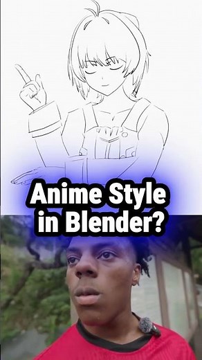 Anime Style in Blender by @CGDASH_