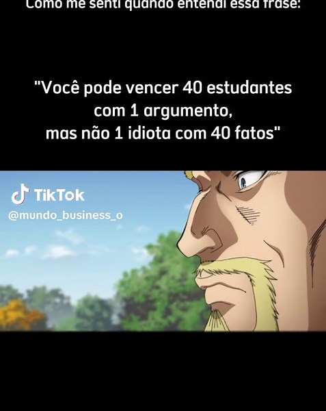 Um tolo não aceitará sua tolice!