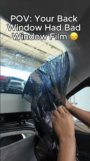 Bye bye bad window film✌️