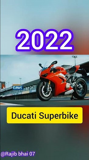 Ducati Superbike evolution video history 1970-2025 #bikeevolution #shortvideo