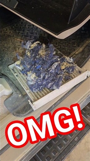 🚨 STOP! Check Your Car Air Filters NOW! 😱🤮 #carrepair #maintenance #shorts