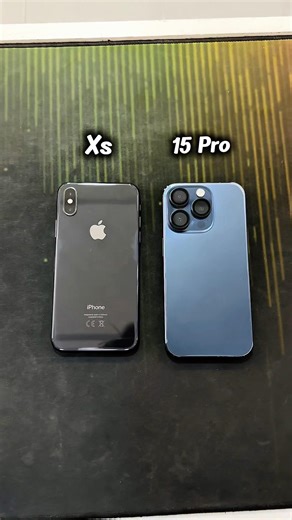 iPhone Xs Vs iPhone 15 Pro || Reboot Up Speed Test! #shorts