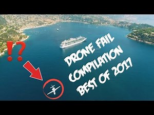 An Epic Drone Crash & Fail Compilation of 2017 : Plane flies under drone!