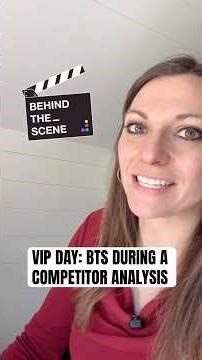 Just a little behind the scenes as I do a competitor analysis for a VIP Day client!
