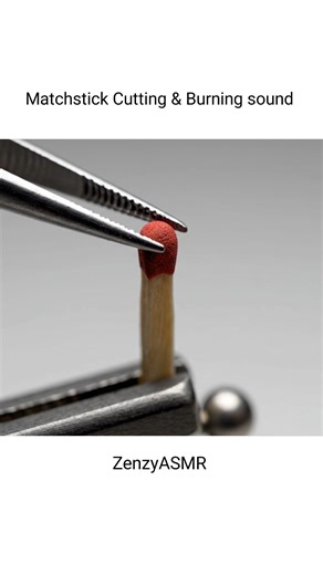 Matchstick Cutting & Burning | Relaxing ASMR Sounds 🔉💆