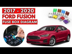 Ford Fusion (2017 to 2020) Fuses, Fuse Box Diagrams & Location Guide