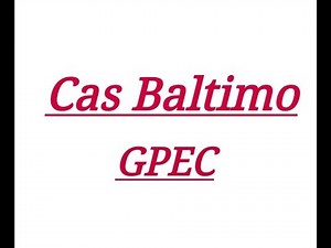 correction cas Baltimo : GPEC