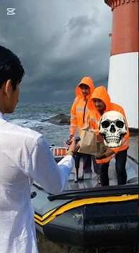 America Lighthouse Storm | Dangerous Ocean Waves | Terrifying Night at Sea 🌊⚡