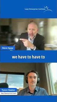 Stephen Spear on changing leaders behaviors