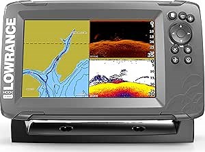 Lowrance HOOK2 7 - 7-inch Fish Finder with SplitShot Transducer and US Inland Lake Maps Installed