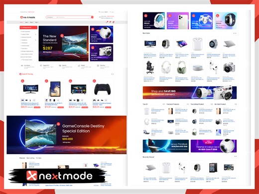 Electronics E-commerce Website Design
